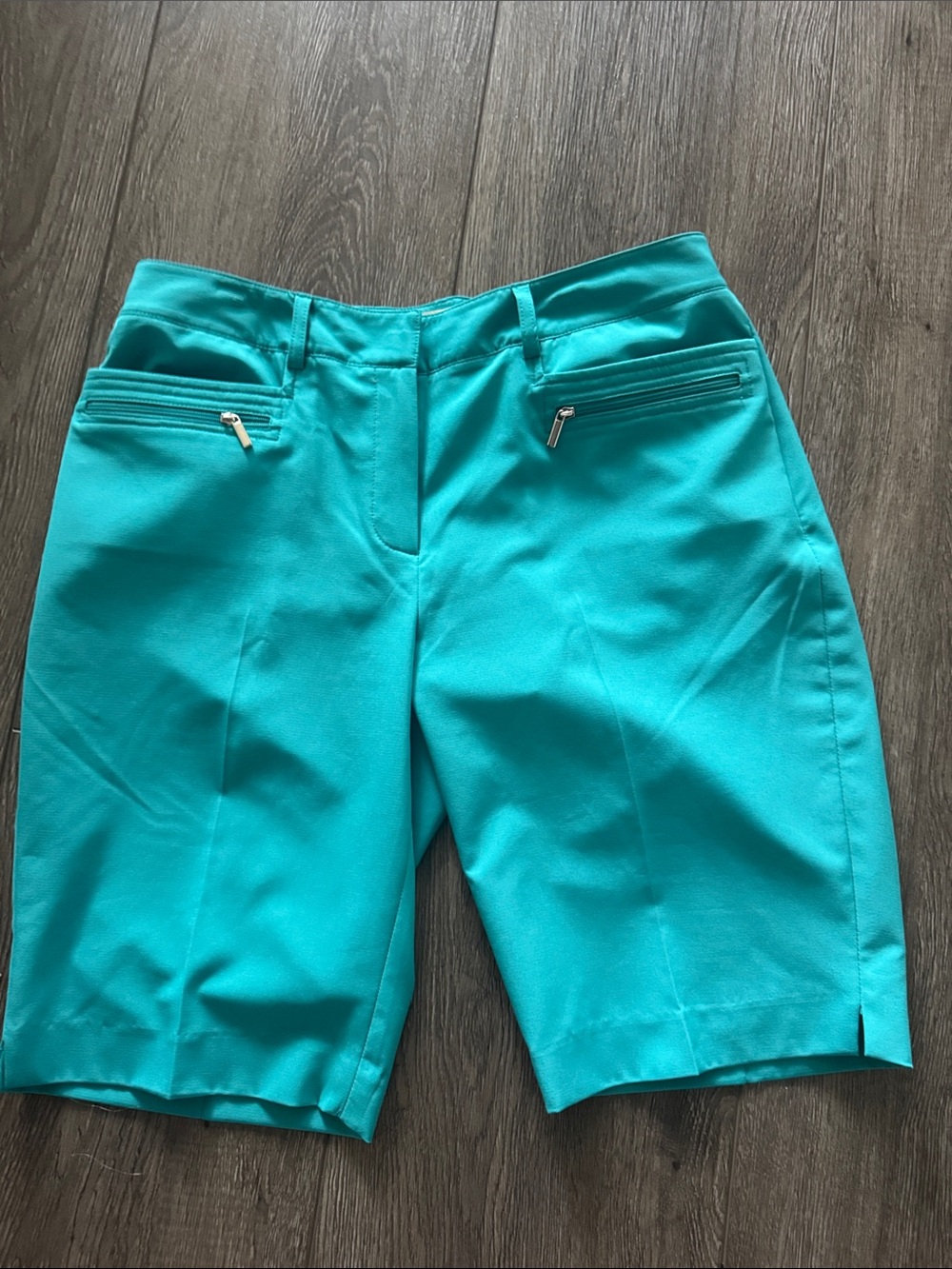 Sport Haley Teal Stretch Shorts Size 4
